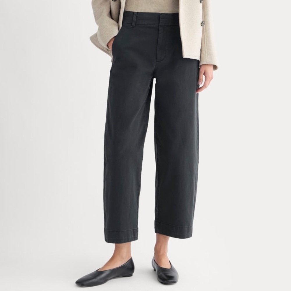 Everlane Cotton Twill Chino, Black